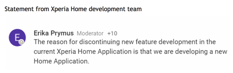 Sony Xperia Home Launcher