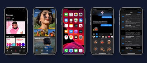 Apple iOS 13 Dark Mode