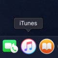 Apple iTunes im Dock von macOS Mojave