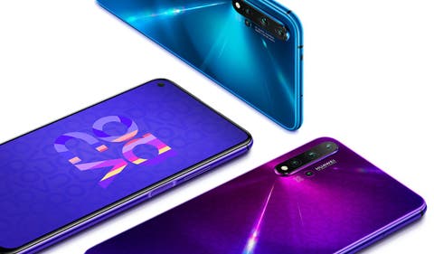 Huawei Nova 5T Design Loch-Notch