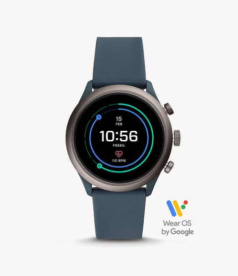Fossil Sport Smartwatch Rauchblau