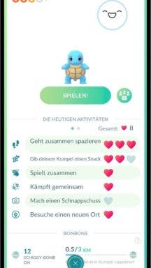 Pokémon GO Kumpel Abenteuer