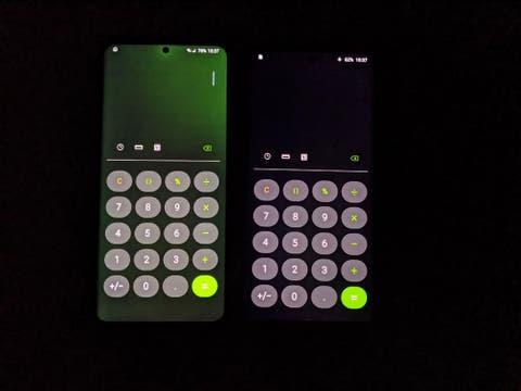 Galaxy S20 Ultra Display Grün