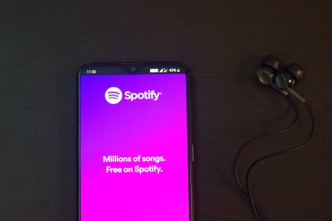 Spotify auf Smartphone