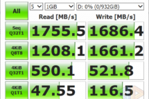 CrystalDiskMark 6 KIOXIA NVMe 1 TB SSD EXCERIA