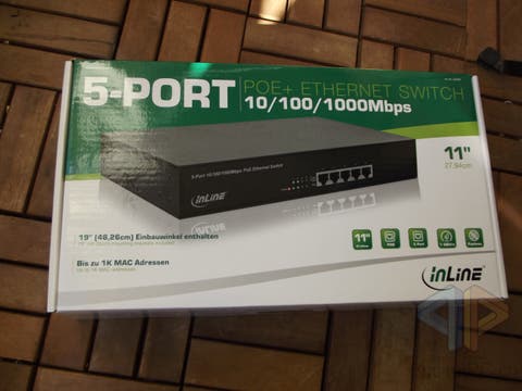 InLine 5-Port PoE+ Ethernet Switch