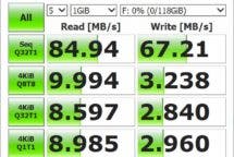 CrystalDiskMark 6.0.1 x64 Lexar Professional 1066x microSD SILVER 128 GB exFAT