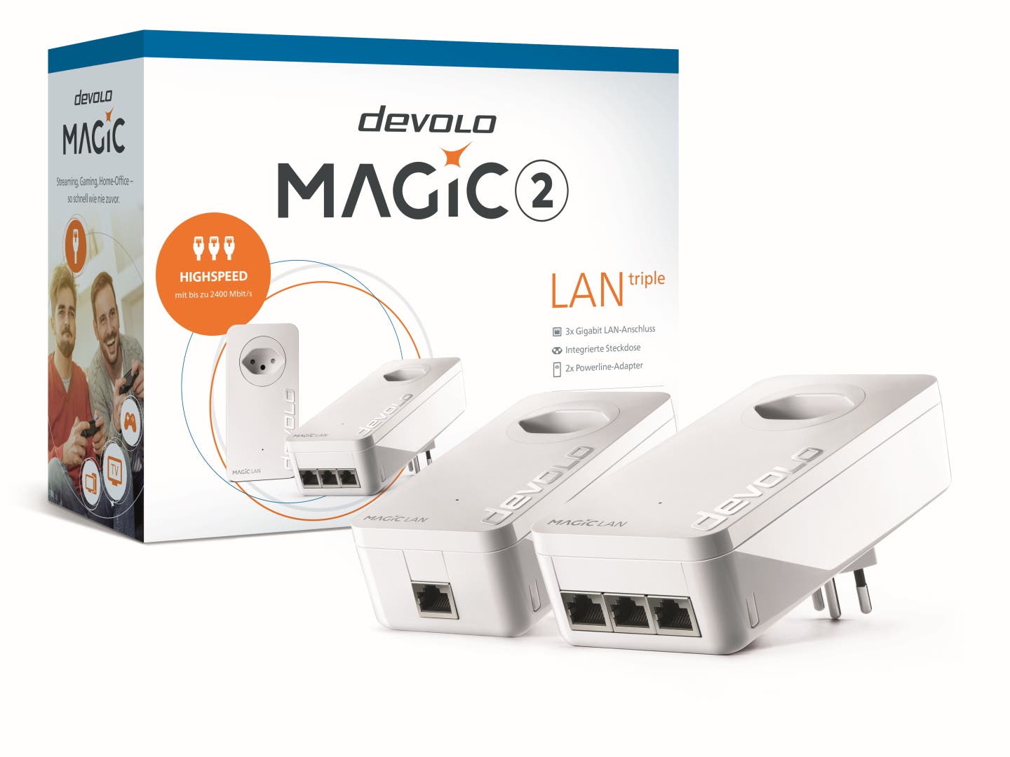 devolo Magic 2 LAN triple StarterKit