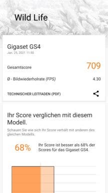 Gigaset GS4 3DMark Test