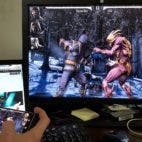 mobile gaming auf grossem Monitor