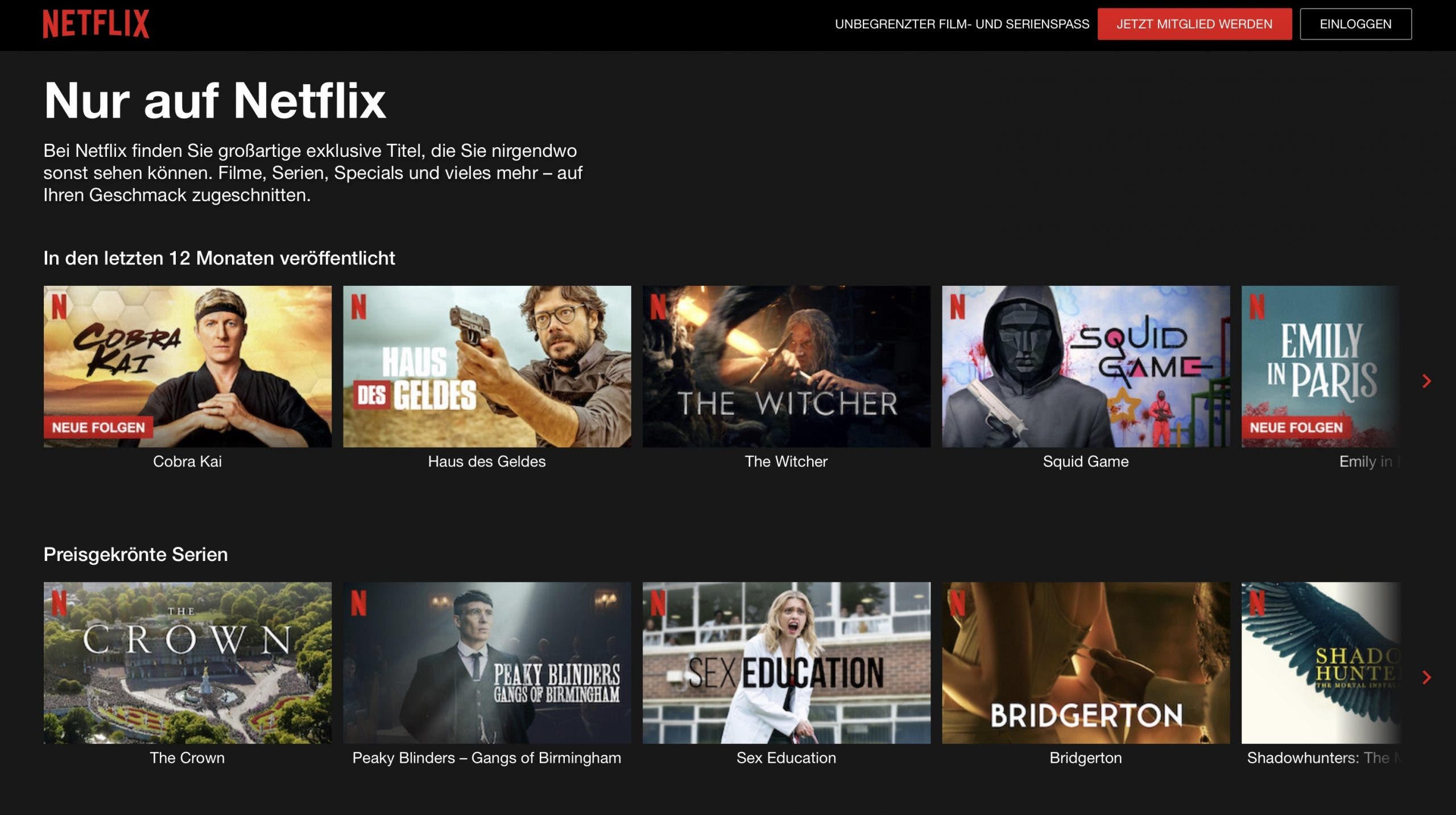 Netflix Serien und Filme wird teurer