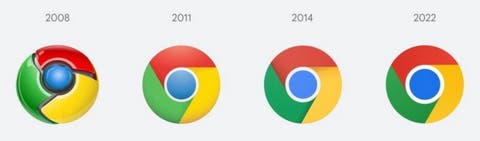 Chrome Logo History