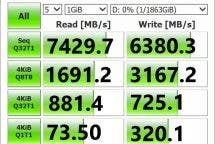 KIOXIA Exceria Pro NVMe SSD CrystalDiskMark 6.0.1