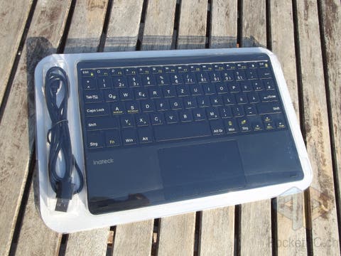 Inateck Tablet Bluetooth Tastatur mit Touchpad