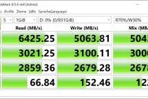 Crucial P5 Plus NVMe SSD CrystalDiskMark