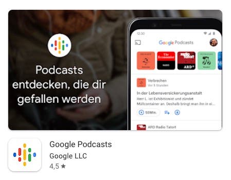 Google Podcasts App