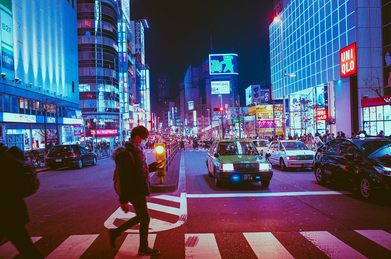 Japan Osaka Strasse