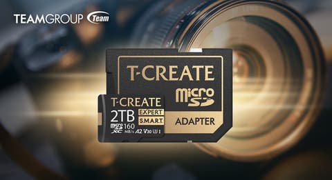 TEAMGROUP Introduces The T-CREATE EXPERT S.M.A.R.T. MicroSDXC Memory Card