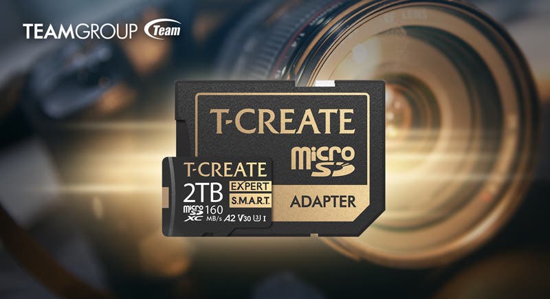 TEAMGROUP Introduces The T-CREATE EXPERT S.M.A.R.T. MicroSDXC Memory Card
