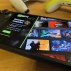 Steam Deck mit installiertem GeForce Now von Nvidia