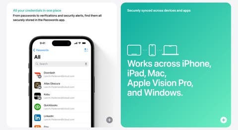 Apple Passwort App in iOS 18