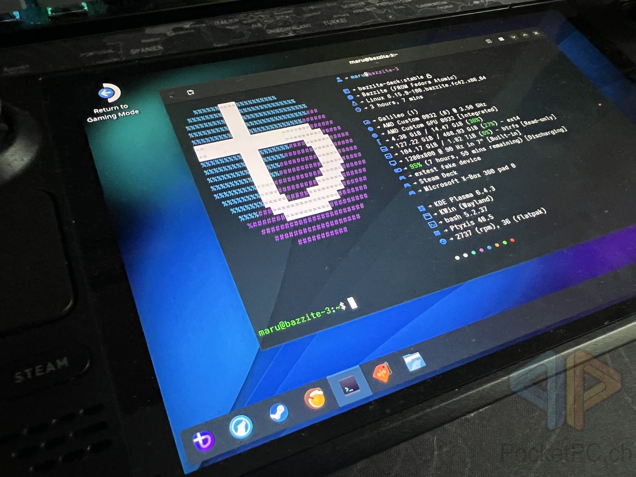 Bazzite Steam Deck (OLED) Check