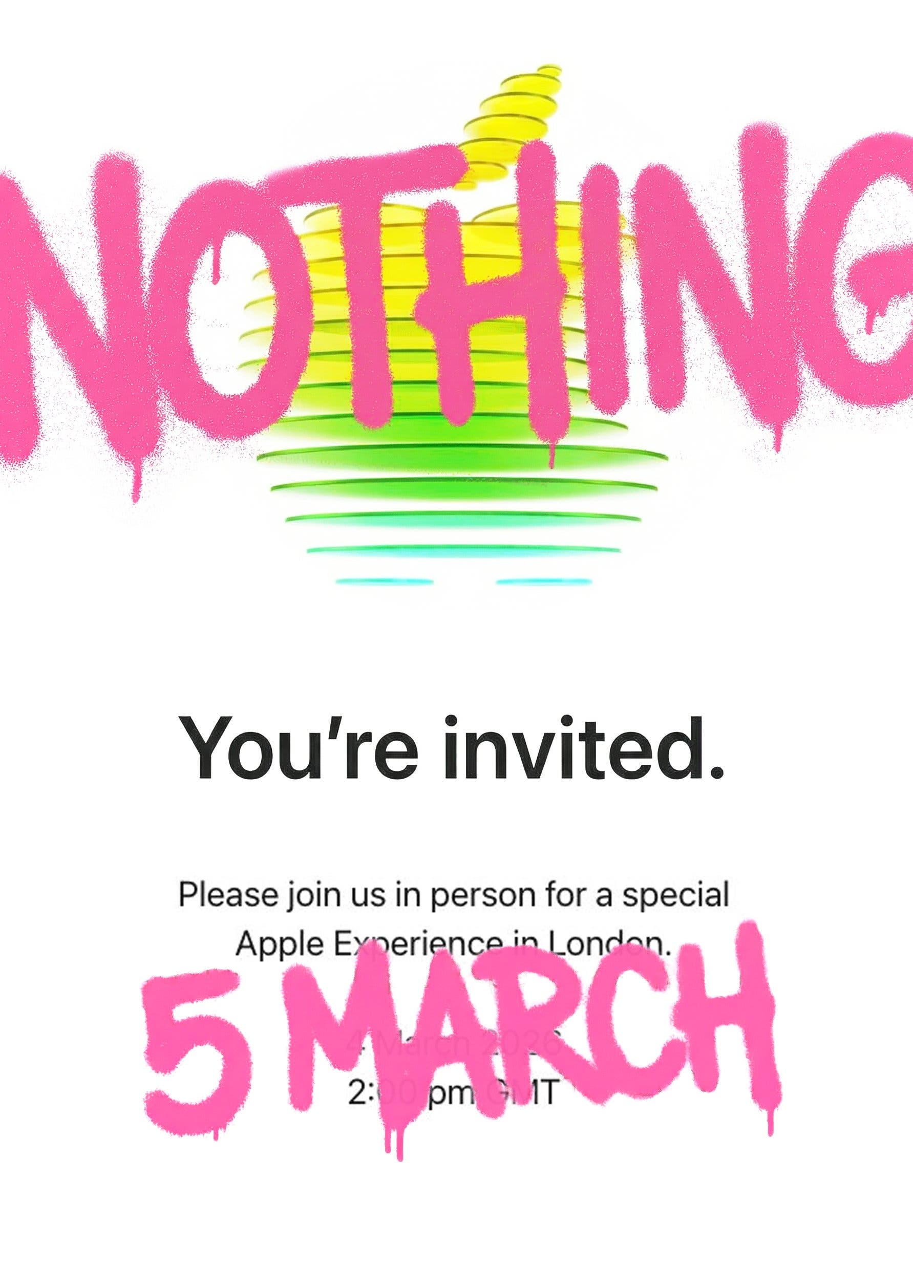 Nothing Phone (4a) Event Apple Poster Hijack